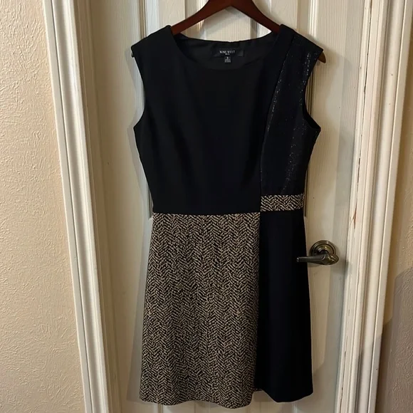 NWT NINE WEST SHEATH DRESS SIZE 8 - Picture 1 of 7